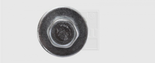 Sechskantblechschraube mit Scheibe 5,5 x 16, verzinkt, DIN 6901