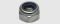 Stoppmutter M3, Edelstahl A4, DIN 985