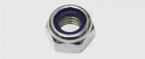 Stoppmutter M10, verzinkt, DIN 985