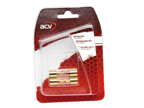 AGU Sicherungen 60 Ampere (gold) 2 Stück