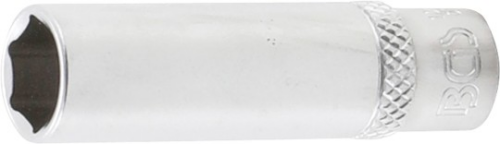 "Steckschlüssel-Einsatz Sechskant, tief | Antrieb Innenvierkant 6,3 mm (1/4"") | SW 13 mm"