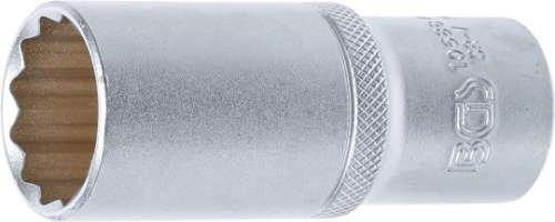 "Steckschlüssel-Einsatz Zwölfkant, tief | Antrieb Innenvierkant 12,5 mm (1/2"") | SW 15 mm"
