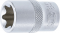 "Steckschlüssel-Einsatz E-Profil | Antrieb Innenvierkant 12,5 mm (1/2"") | SW E10"