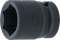 "Kraft-Steckschlüssel-Einsatz Sechskant | Antrieb Innenvierkant 12,5 mm (1/2"") | SW 8 mm"