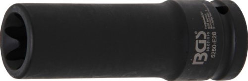"Kraft-Steckschlüssel-Einsatz E-Profil, tief | Antrieb Innenvierkant 20 mm (3/4"") | SW E20"