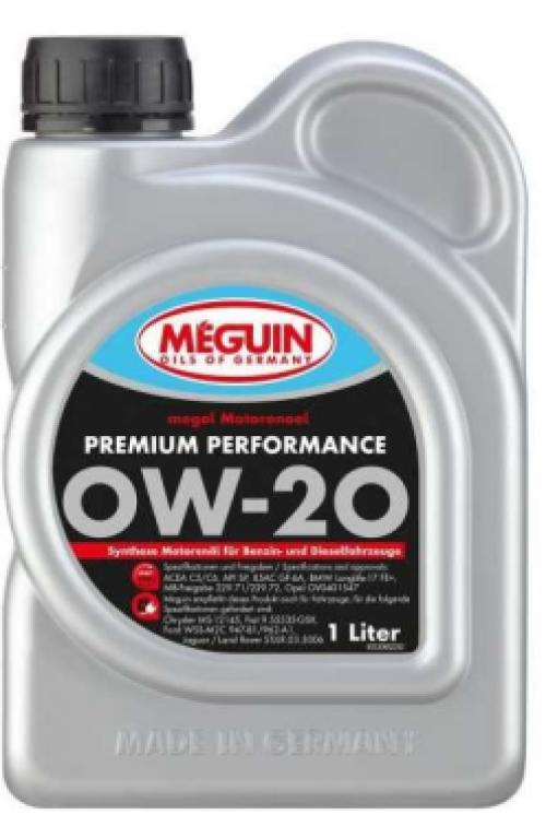 megol Motorenoel Premium Performance SAE 0W-20 20L