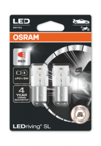 Osram LEDriving SL 21/5 Watt 12 V Red Doppelpack