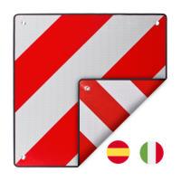 Warntafel Italien+Spanien Alu