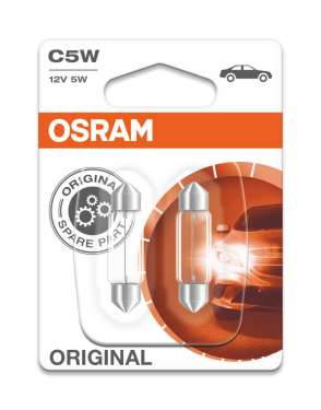 OSRAM Original C5W 12V 5W 36mm Doppelblister