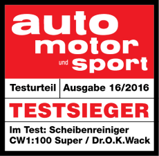 CW Scheibenreiniger 250 ml  = 25 Liter CW Scheibenreiniger 250 ml  = 25 Liter