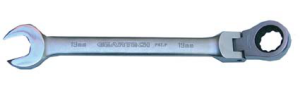 Ratschenring-Maulschlüssel, abwinkelbar, 18 mm