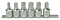 Öldienstschlüssel-Satz Antrieb Innenvierkant 12,5 mm (1/2 ) Abtrieb Innenvierkant 6-tlg.