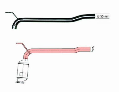 Rep-Rohr VW T4 1,9-2,5TDI 96-