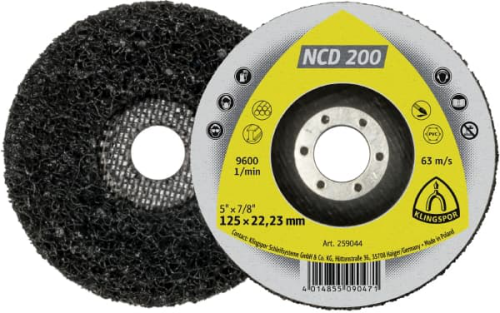 NCD 200 Reinigungsscheibe 125 x 22,23 mm Siliziumkarbid gerade