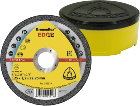 EDGE Trennscheiben 125 x 1,2 x 22,23 mm