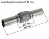 Flexrohrverbinder Ø45mm mit Anschlußrohr