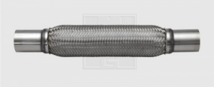 Flexrohrverbinder Ø45mm mit Anschlussrohr