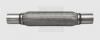 Flexrohrverbinder Ø51/54mm mit Anschlussrohr