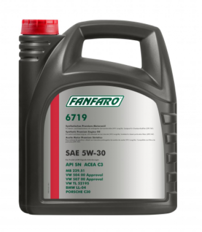 FANFARO 6719 5W-30 | 5 Liter FANFARO 6719 5W-30 | 5 Liter