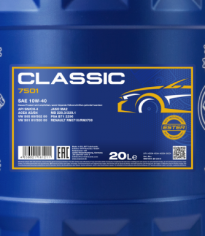 MANNOL 7501 Classic 10W-40 | 20 Liter