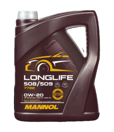 Mannol 7722 Longlife 508/509 0W-20 | 5 Liter Mannol 7722 Longlife 508/509 0W-20 | 5 Liter